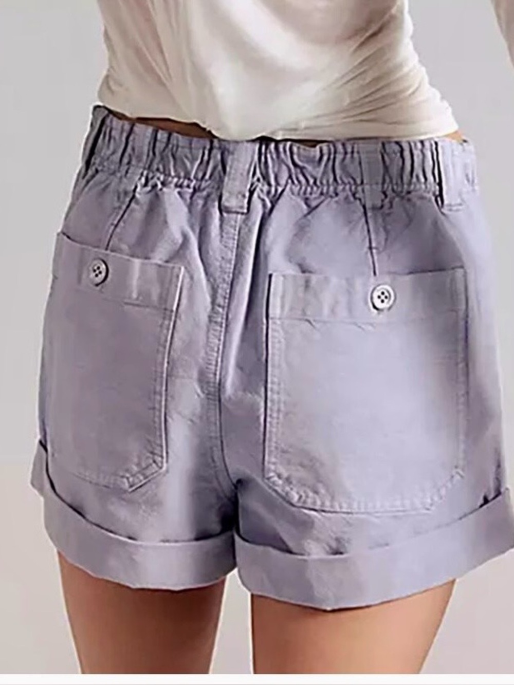 Brand New Free People Sakura Sky Blue Imagination Short Women's Size 0 MSRP $128